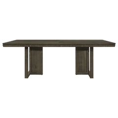Kelly Rectangular 87-inch Wood Dining Table Dark Grey