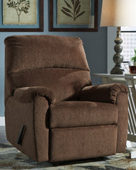 Best Furniture Outlet - Ashley Furniture - Nerviano Living Room - Zero Wall Recliner / Chocolate - 1080229
