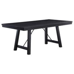 Best Furniture Outlet - Coaster - Newport Rectangular 72-inch Wood Trestle Dining Table Black - 108141