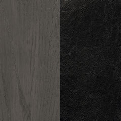 Lavon Wood Dining Side Chair Black and Medium Grey (Set of 2)