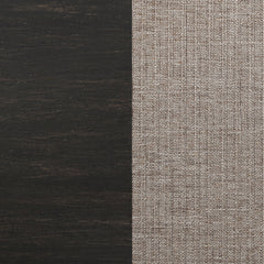 Bridget Fabric Upholstered Dining Bench Stone and Charcoal