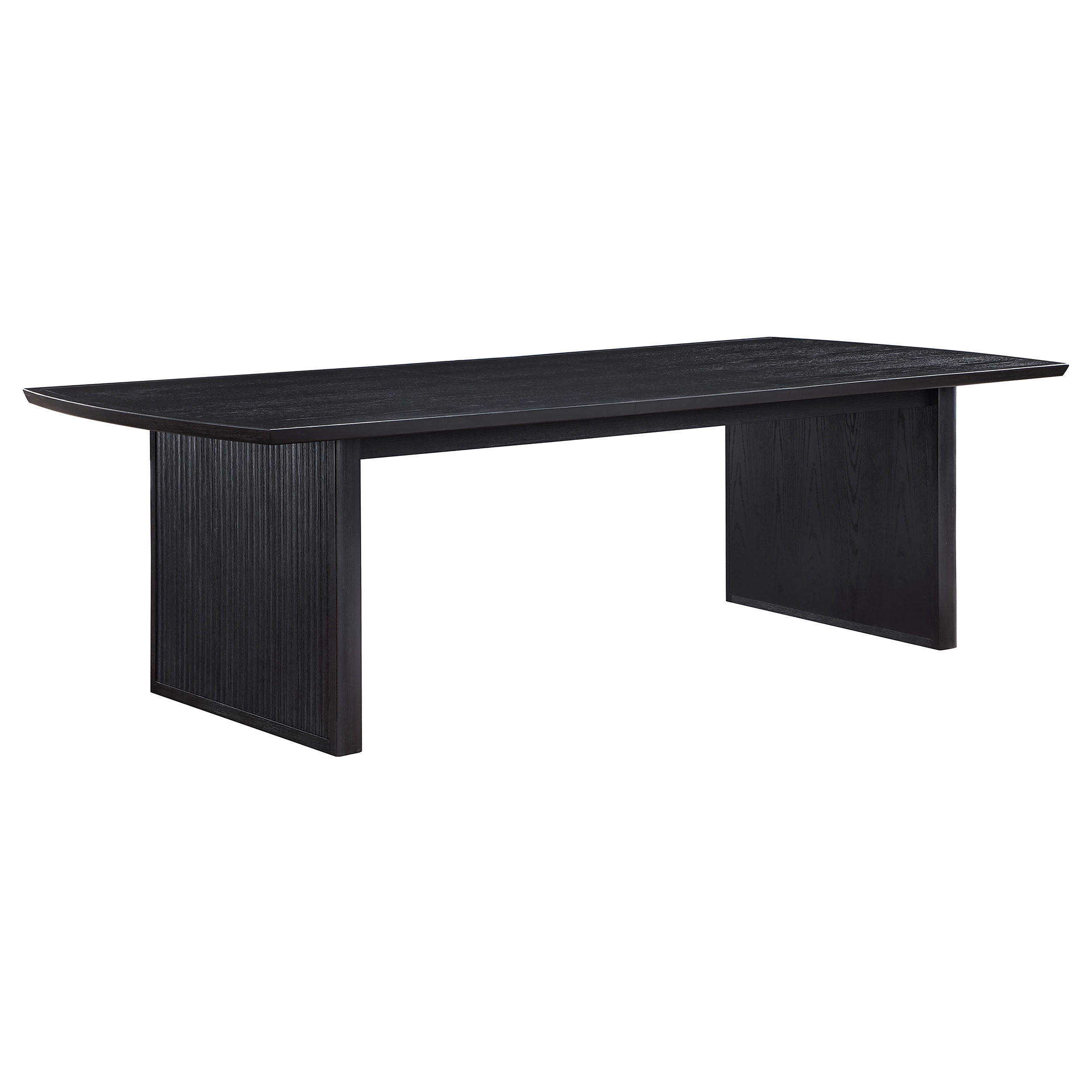 Best Furniture Outlet - Coaster - Brookmead 100-inch Extension Leaf Dining Table Black - 108231
