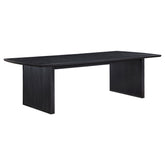 Best Furniture Outlet - Coaster - Brookmead 100-inch Extension Leaf Dining Table Black - 108231