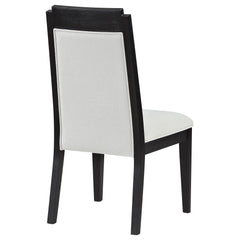 Brookmead Wood Dining Side Chair Ivory and Black (Set of 2)