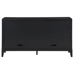 Brookmead 4-door Sideboard Buffet Storage Cabinet Black