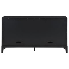 Brookmead 4-door Sideboard Buffet Storage Cabinet Black