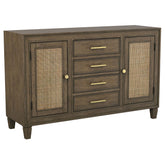 Best Furniture Outlet - Coaster - Matisse 4-drawer Sideboard Buffet Cabinet Light Brown - 108315