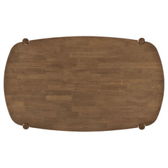 Dortch 7-piece Oval Solid Wood Dining Set Walnut