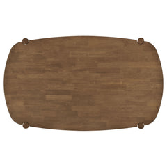 Dortch Oval 63-inch Solid Wood Dining Table Walnut