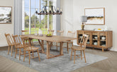 Best Furniture Outlet - Coaster - Middleton 10-piece Extension Leaf Dining Set Natural Brown - 108541-S10N