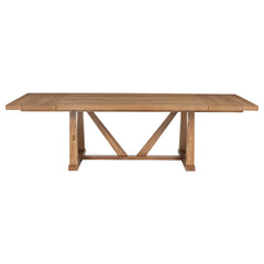 Middleton 106-inch Extension Leaf Dining Table Natural Brown