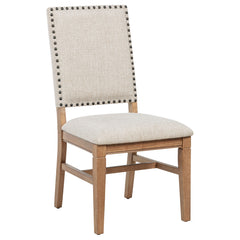 Middleton Upholstered Dining Side Chair Beige (Set of 2)