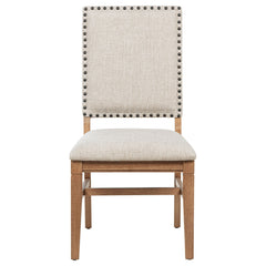 Middleton Upholstered Dining Side Chair Beige (Set of 2)