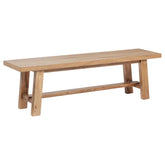 Best Furniture Outlet - Coaster - Middleton 60-inch Wood Backless Dining Bench Natural Brown - 108543