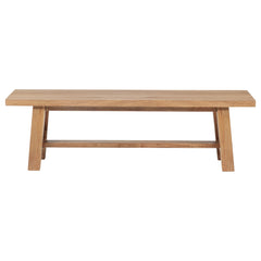 Middleton 60-inch Wood Backless Dining Bench Natural Brown
