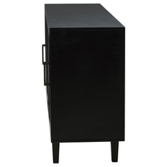 Middleton 4-door Sideboard Server with Dual Drawers Black
