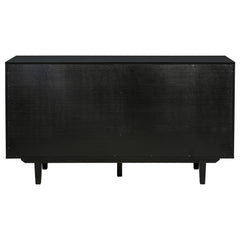Middleton 4-door Sideboard Server with Dual Drawers Black
