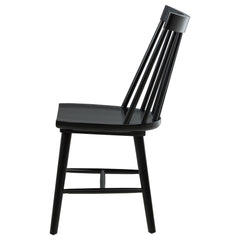 Middleton Solid Wood Dining Side Chair Black (Set of 2)