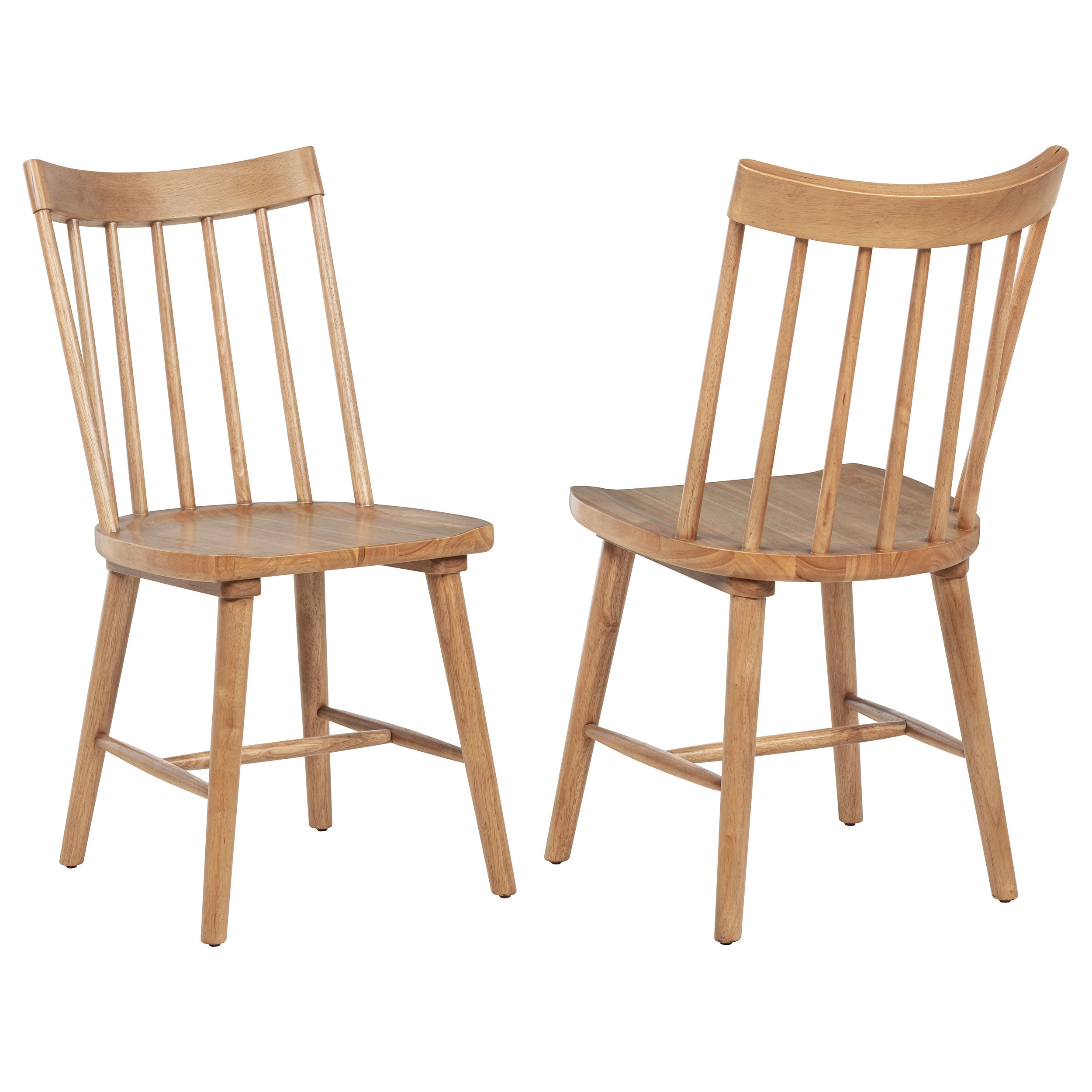 Best Furniture Outlet - Coaster - Middleton Solid Wood Dining Side Chair Brown (Set of 2) - 108546NAT