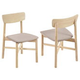 Best Furniture Outlet - Coaster - Parkridge Dining Side Chair White Washed (Set of 2) - 108552