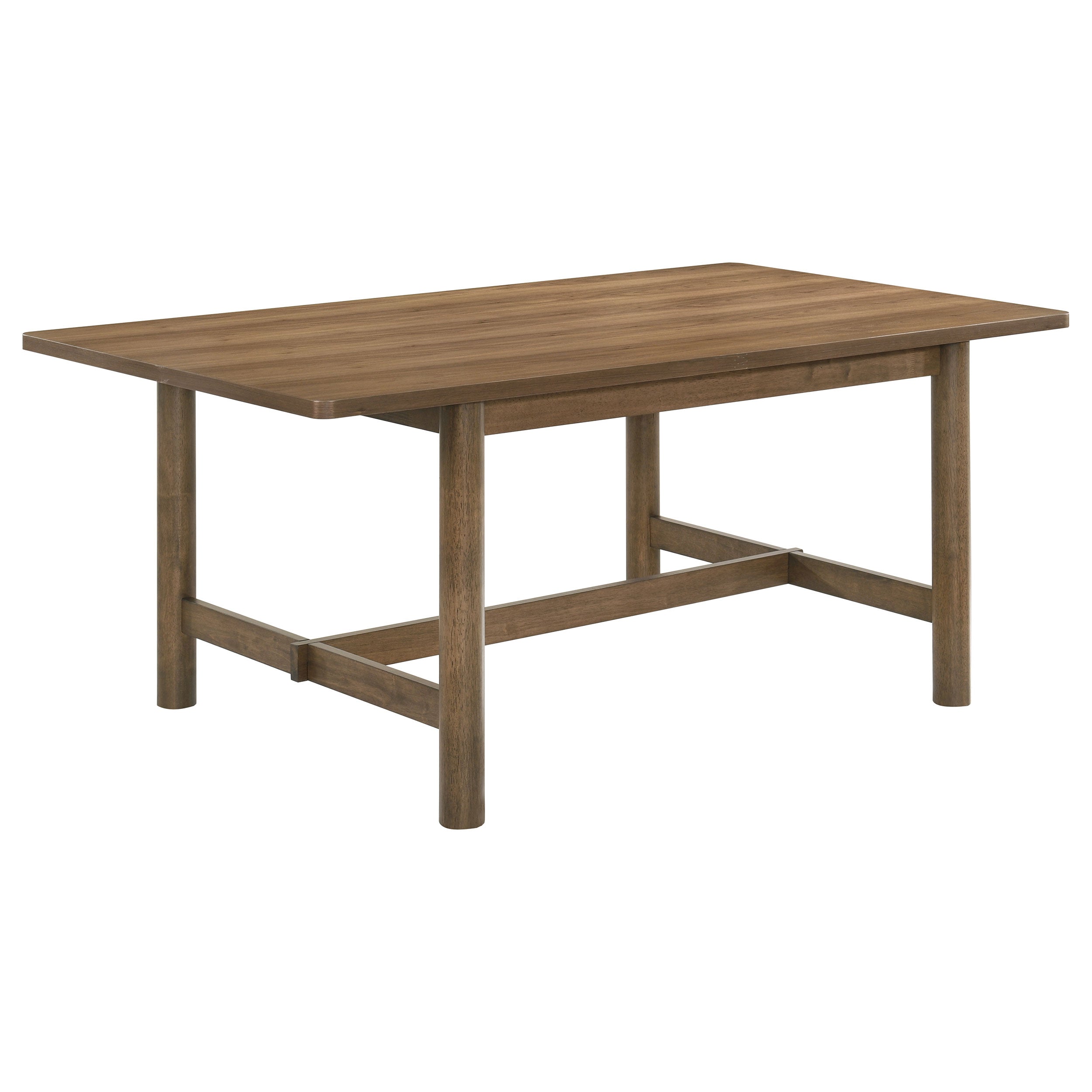 Best Furniture Outlet - Coaster - Crestmore 71-inch Rectangular Wood Dining Table Walnut - 108571