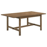 Best Furniture Outlet - Coaster - Crestmore 71-inch Rectangular Wood Dining Table Walnut - 108571