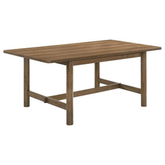 Best Furniture Outlet - Coaster - Crestmore 71-inch Rectangular Wood Dining Table Walnut - 108571