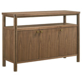 Best Furniture Outlet - Coaster - Crestmore 52-inch Dining Cabinet Sideboard Buffet Walnut - 108575
