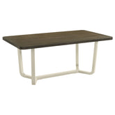 Best Furniture Outlet - Coaster - Biloxi 71-inch Rectangular Wood Dining Table Greyish Brown - 108681