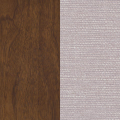 Everton 5-piece Round 53-inch Dining Table Set Dark Walnut