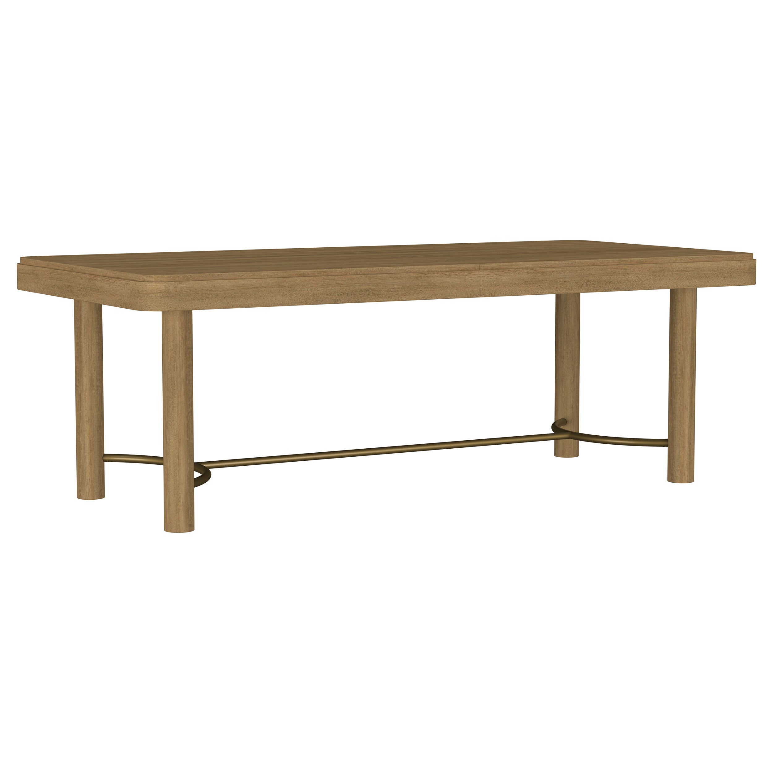 Best Furniture Outlet - Coaster - Arini 104-inch Extension Leaf Dining Table Sand Wash - 108931
