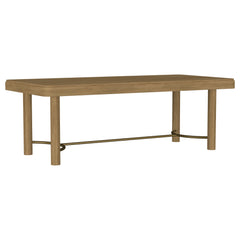 Best Furniture Outlet - Coaster - Arini 104-inch Extension Leaf Dining Table Sand Wash - 108931