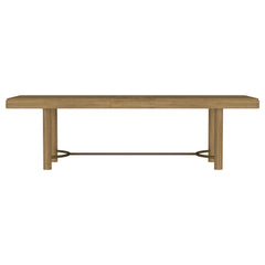 Arini 104-inch Extension Leaf Dining Table Sand Wash