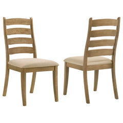 Best Furniture Outlet - Coaster - Danvers Wood Dining Side Chair Brown Oak (Set of 2) - 109152
