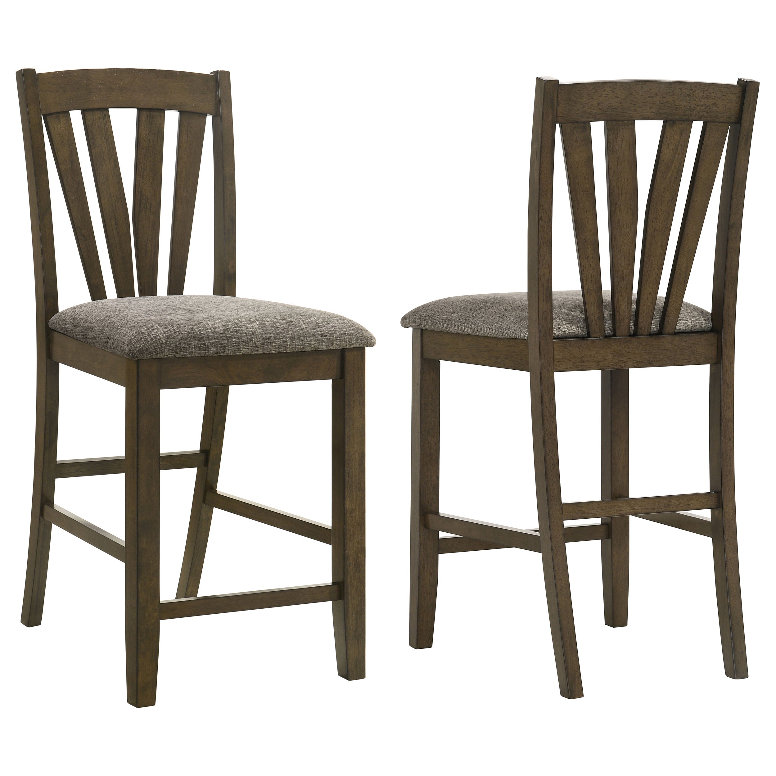 Best Furniture Outlet - Coaster - Canfield Counter Height Dining Side Chair Brown (Set of 2) - 109179