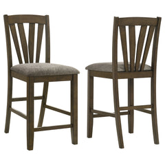 Best Furniture Outlet - Coaster - Canfield Counter Height Dining Side Chair Brown (Set of 2) - 109179