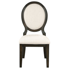 Twyla 7-piece Round Wood Dining Room Table Set Dark Cocoa