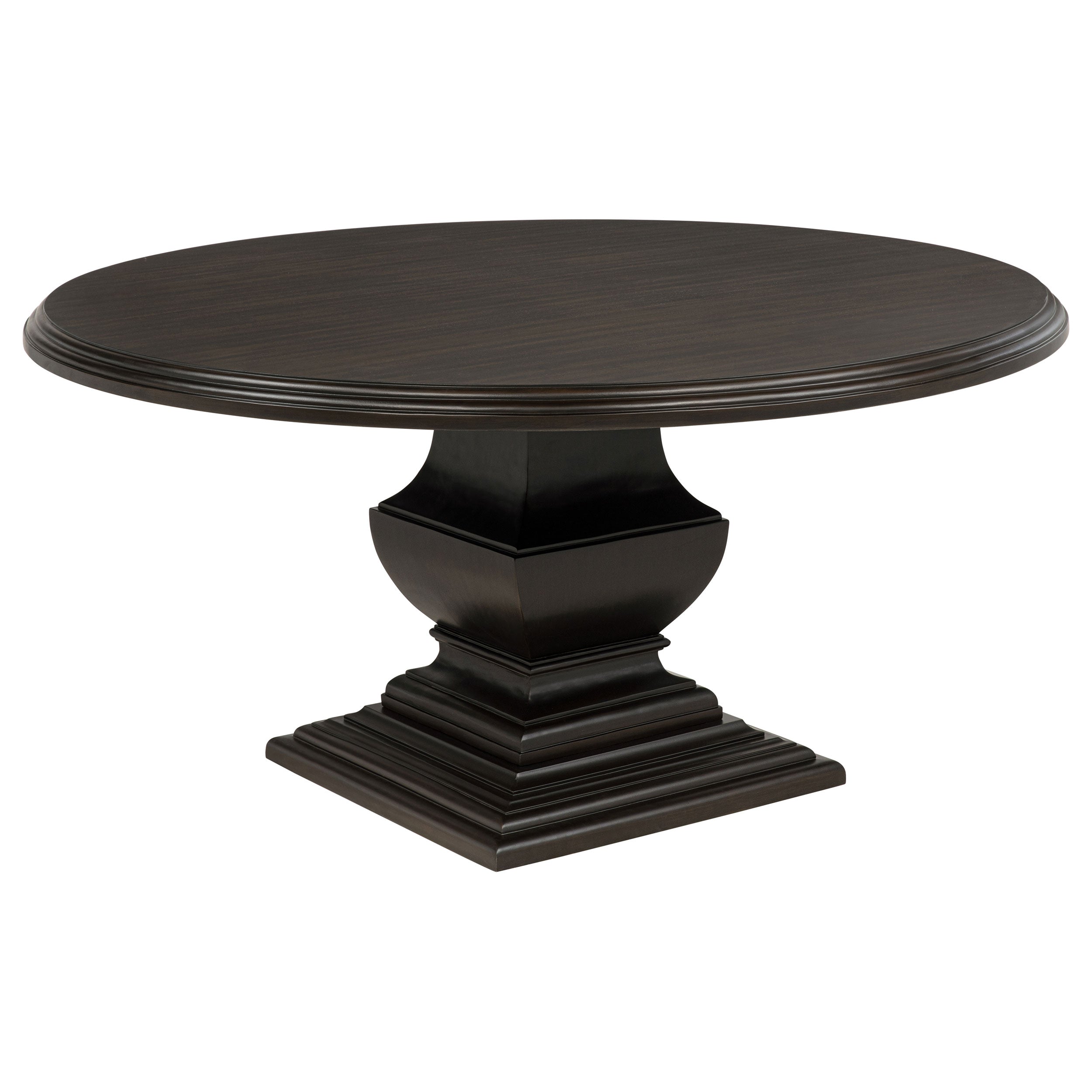Best Furniture Outlet - Coaster - Twyla 60-inch Round Wood Dining Room Table Dark Cocoa - 109230