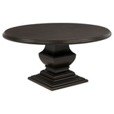 Best Furniture Outlet - Coaster - Twyla 60-inch Round Wood Dining Room Table Dark Cocoa - 109230