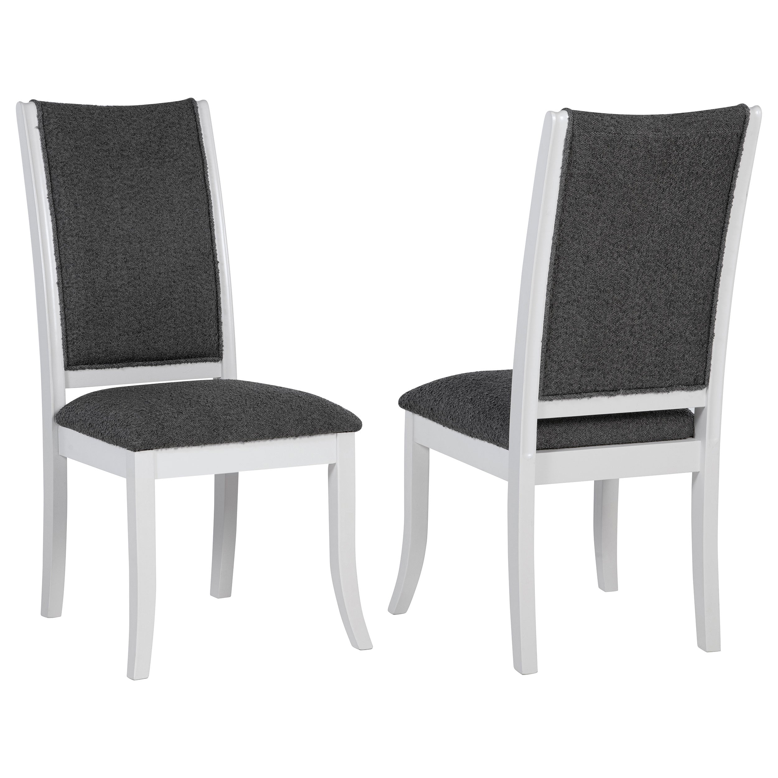 Best Furniture Outlet - Coaster - Judd Upholstered Dining Side Chair Pearl White (Set of 2) - 109332