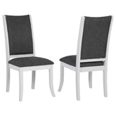 Best Furniture Outlet - Coaster - Judd Upholstered Dining Side Chair Pearl White (Set of 2) - 109332