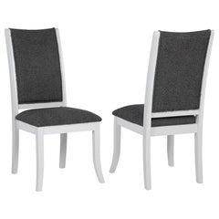 Best Furniture Outlet - Coaster - Judd Upholstered Dining Side Chair Pearl White (Set of 2) - 109332