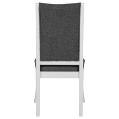 Judd Upholstered Dining Side Chair Pearl White (Set of 2)