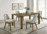 Best Furniture Outlet - Coaster - Castlewood 5-piece 71-inch Rectangular Dining Set Brown Oak - 109351-S5