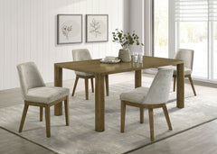 Best Furniture Outlet - Coaster - Castlewood 5-piece 71-inch Rectangular Dining Set Brown Oak - 109351-S5