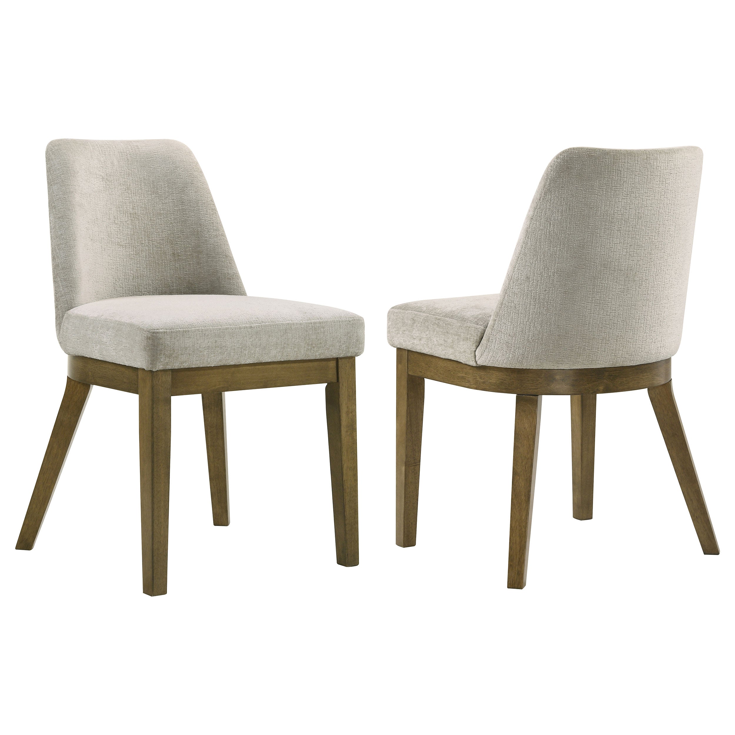 Best Furniture Outlet - Coaster - Castlewood Upholstered Side Chair Light Tan (Set of 2) - 109352