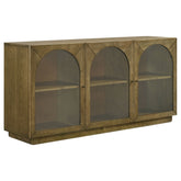 Best Furniture Outlet - Coaster - Castlewood 71-inch Dining Sideboard Buffet Server Brown Oak - 109355