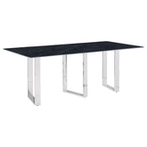 Best Furniture Outlet - Coaster - Desden 79-inch Rectangular Sintered Stone Dining Table Grey - 109361