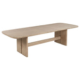 Best Furniture Outlet - Coaster - Kailani 110-inch Rectangular Wood Dining Table Beige Oak - 109381