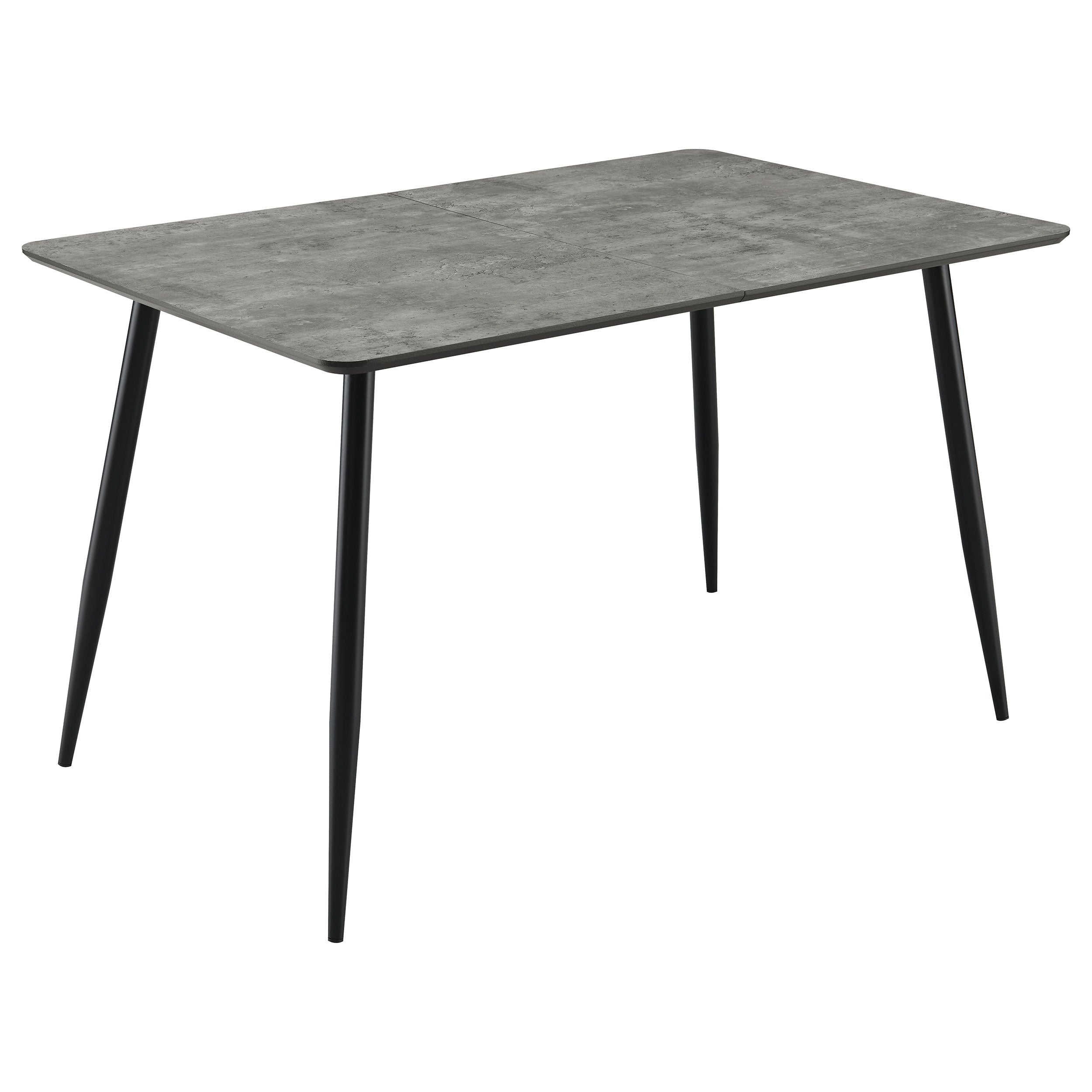 Best Furniture Outlet - Coaster - Horizon 63-inch Butterfly Leaf Extension Dining Table Grey - 109391
